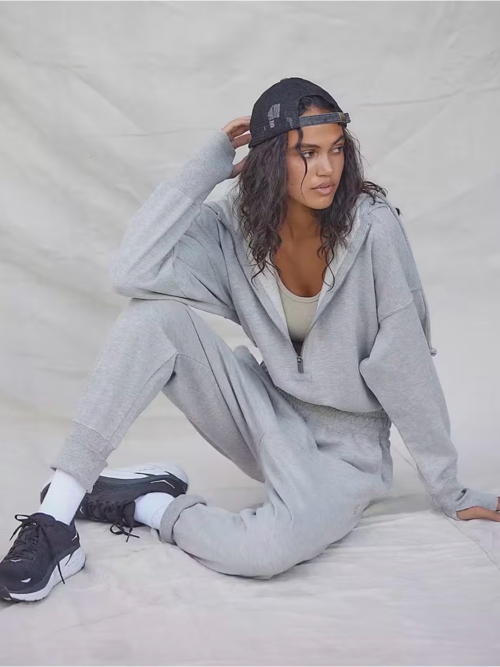 Free People Training Day Jumpsuit in Grey